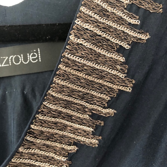Yigal Azrouel silk top with trim - Picture 3 of 4